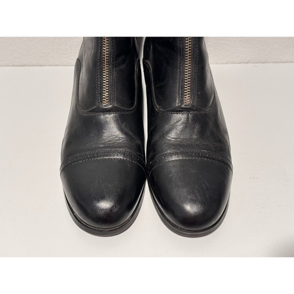 ARIAT Womens Heritage Breeze Zip Paddock Leather Boot 13 EE Wide Cap Toe Black - Picture 6 of 16